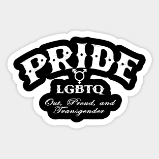 Transgender Pride - CBs style Sticker